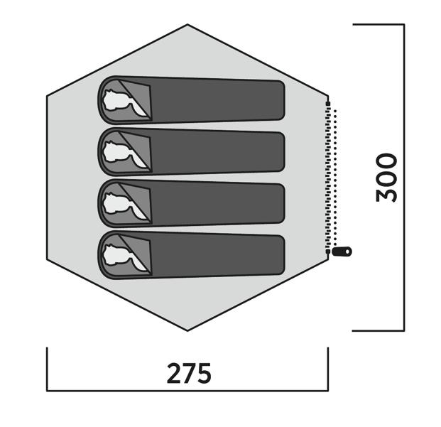 Easy Camp Otra Tipi 4 Person Tipi Tent
