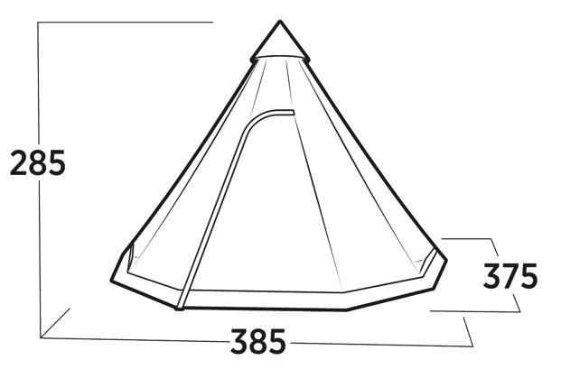 Easy Camp Rands Tipi 8 Person Tipi Tent