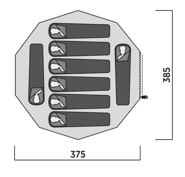Easy Camp Rands Tipi 8 Person Tipi Tent