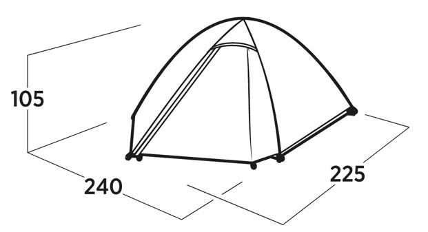 Easy Camp Rondane 2 2 Person Trekking Dome Tent