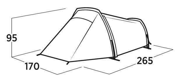 Easy Camp Sarek 2 2 Person Trekking Tent