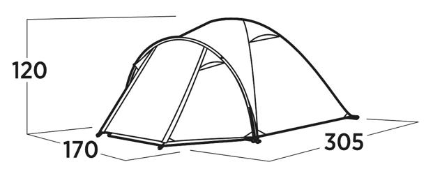Easy Camp Setesdal 3 3 Person Tent
