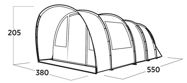 Easy Camp Skarvan 6 6 Person Family Tent