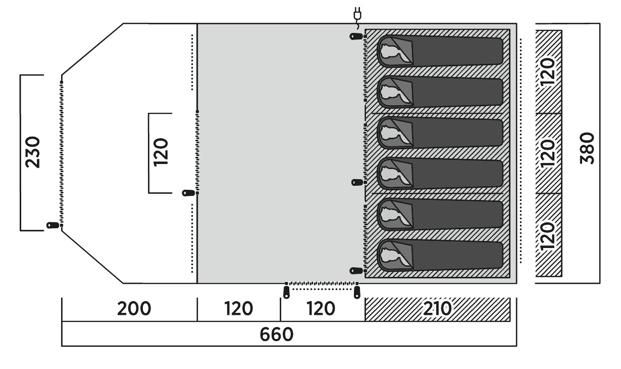 Easy Camp Sola 6 6 Person Family Tent