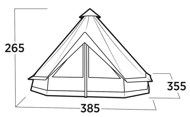 Easy Camp Vaulen Tipi 7 Person Tipi Tent