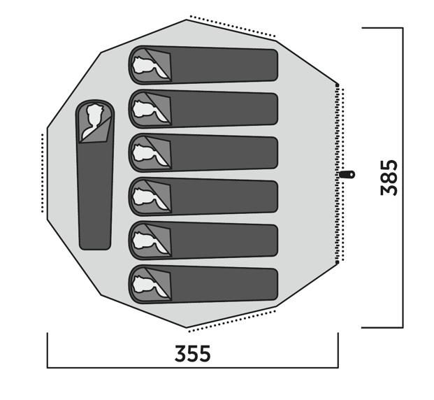 Easy Camp Vaulen Tipi 7 Person Tipi Tent
