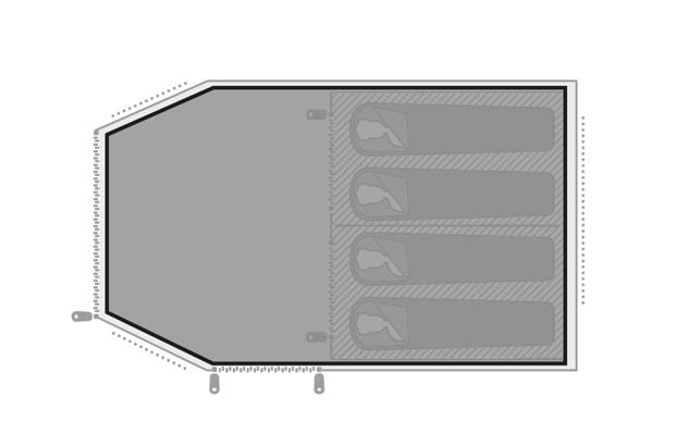 Easy Camp Footprint Hamra 4 And Bokna 4 Tent Groundsheet