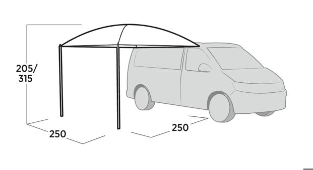 Easy Camp Stryn Canopy Versatile Shade And Rain Shelter