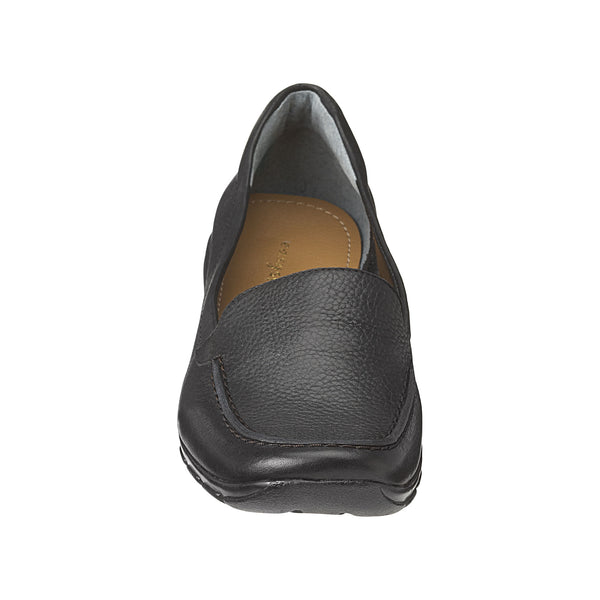 Easy Spirit Abide Leather Casual Flats Black Leather