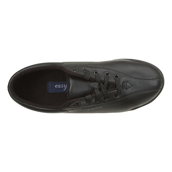 Easy Spirit AP1 Leather Walking Shoes Black Leather