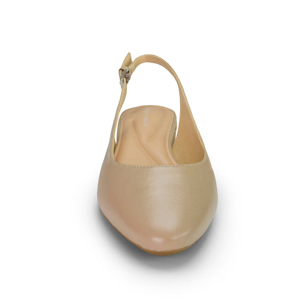 Easy Spirit Cassius Slingback Pumps Natural Leather