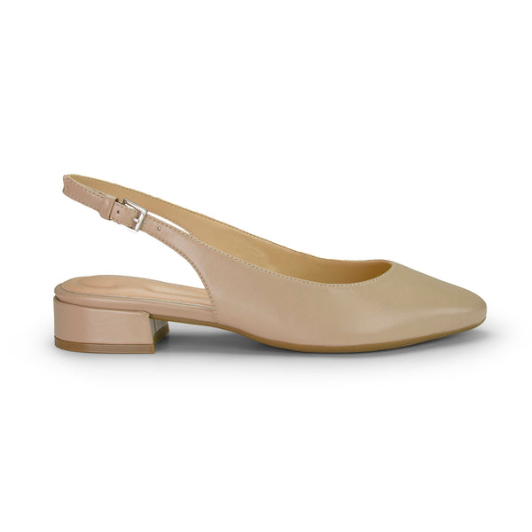 Easy Spirit Cassius Slingback Pumps Natural Leather