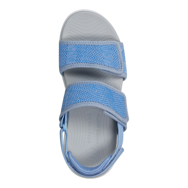 Easy Spirit Denise Austin Cordelia EMOVE Sport Sandals Light Blue