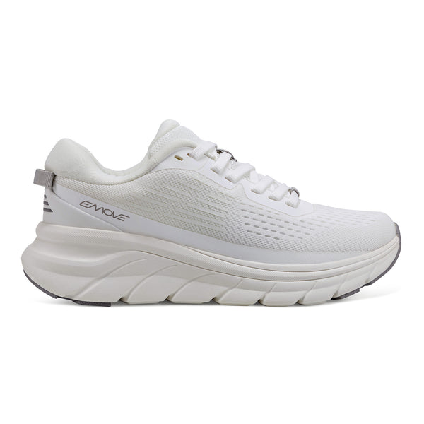 Easy Spirit Denise Austin Mel EMOVE Walking Shoes White