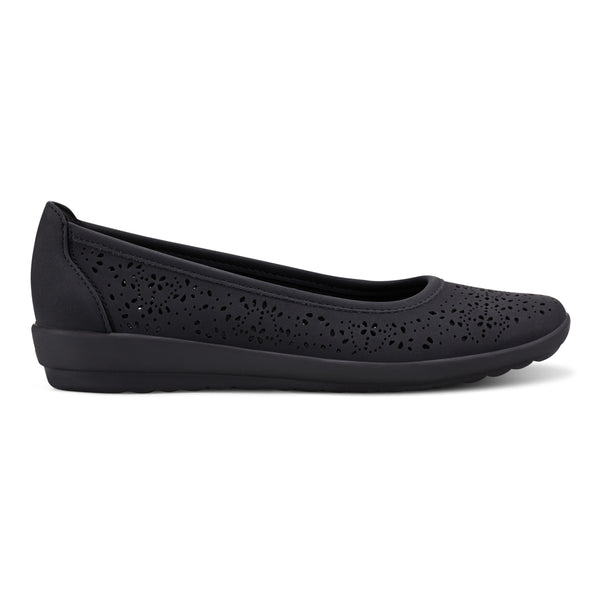 Easy Spirit Alessia Ballet Flats Black