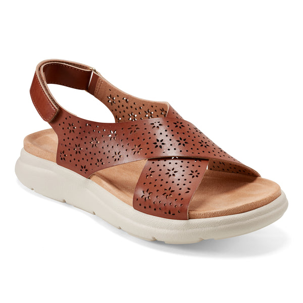 easy spirit Amiya Strappy Sandals Brown