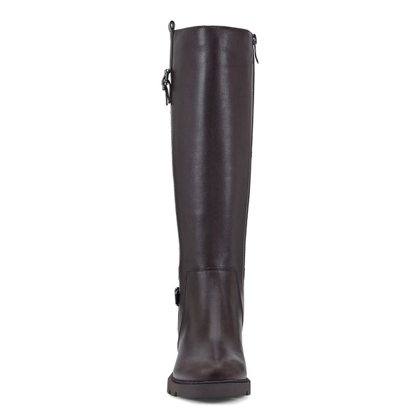 Easy Spirit Bianca Tall Boots Brown Leather
