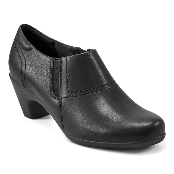 Easy Spirit Caine Round Toe Shooties Black