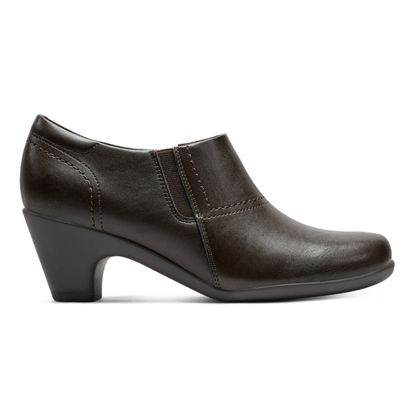 Easy Spirit Caine Round Toe Shooties Brown