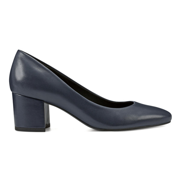 Easy Spirit Cosma Pumps Navy Leather