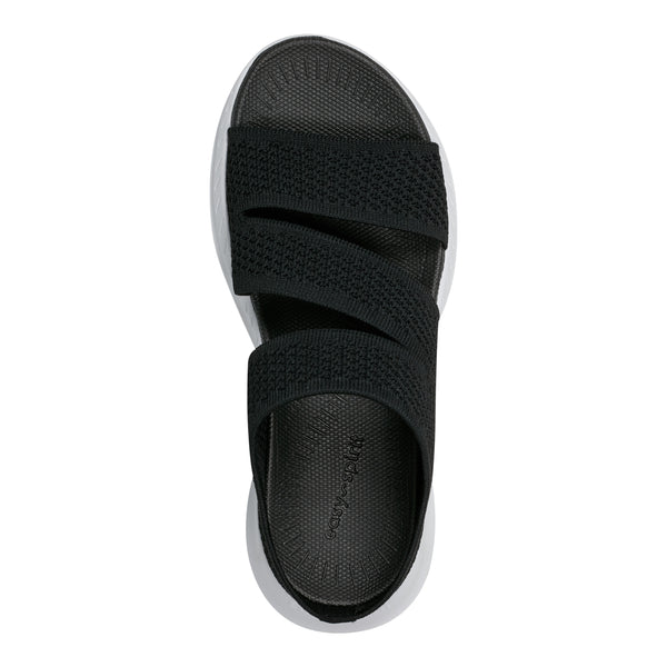 Easy Spirit Dassian Slip On Sandals Black