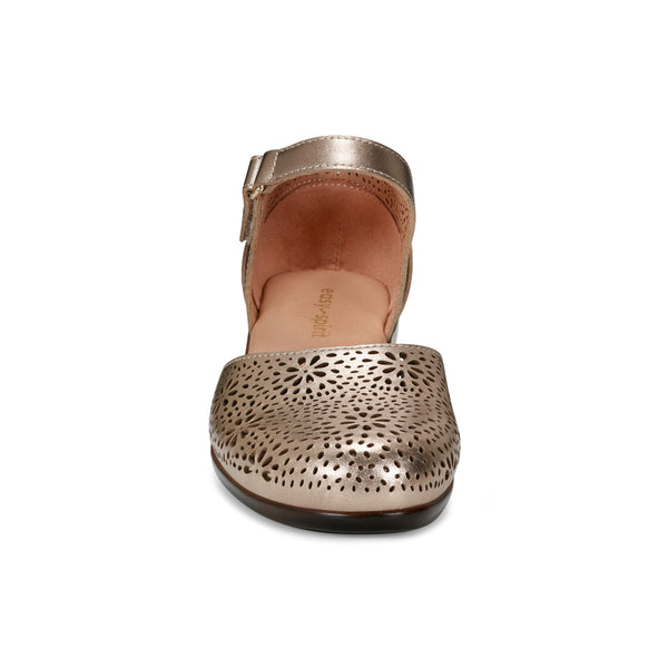 Easy Spirit Denita Mary Jane Heels Bronze Leather