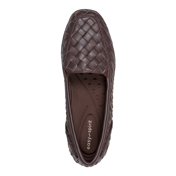 Easy Spirit Devitt Casual Flats Brown Leather