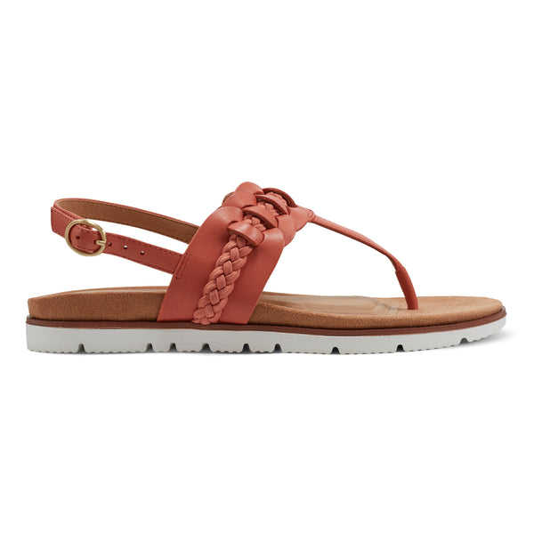 Easy Spirit Elaine Flat Sandals Orange