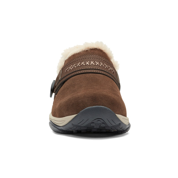 Easy Spirit Elinn Casual Clogs Dark Brown Suede