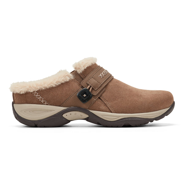 Easy Spirit Elinn Casual Clogs Taupe Suede