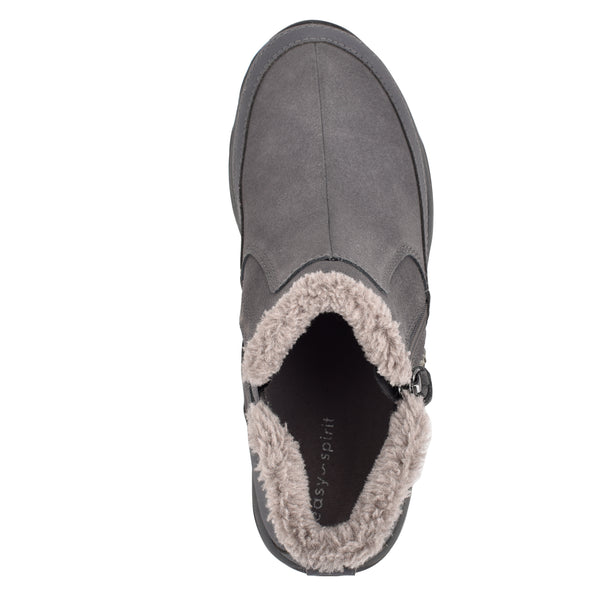 Easy Spirit Epic Cold Weather Booties Grey Suede
