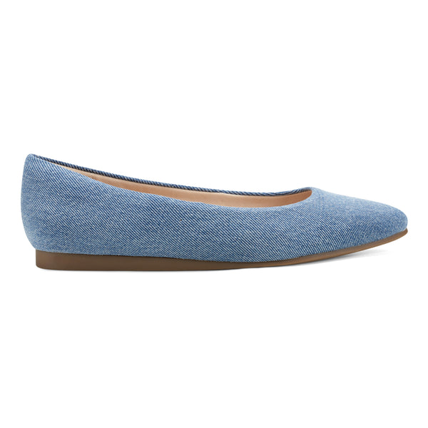 Easy Spirit Fellia Ballet Flats Blue Denim