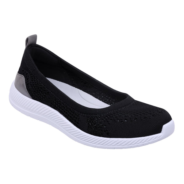 easy spirit Glitz Walking Shoes Black Knit