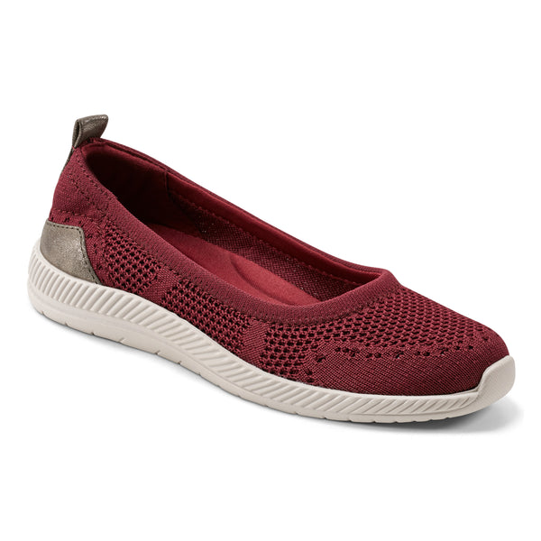 easy spirit Glitz Walking Shoes Dark Red Knit