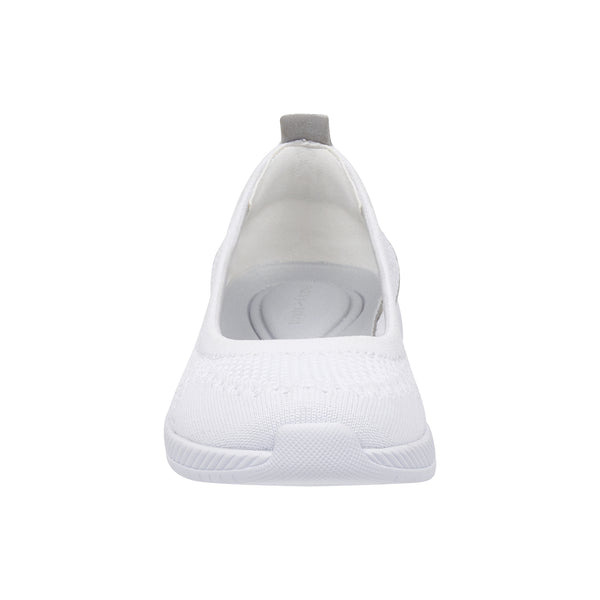 Easy Spirit Glitz Walking Shoes White Knit