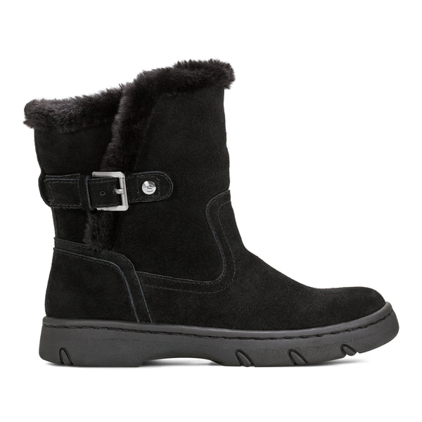 Easy Spirit Graye Cold Weather Booties Black Suede