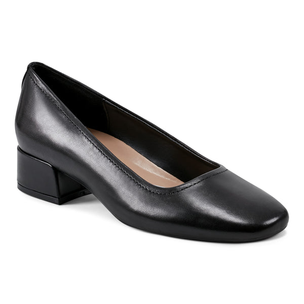 easy spirit Jain Dress Pumps Black Leather