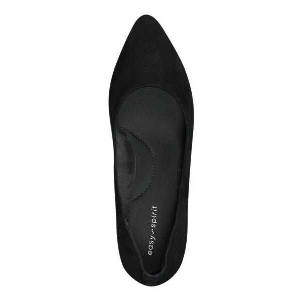 Easy Spirit Jinger Dress Wedges Black Suede