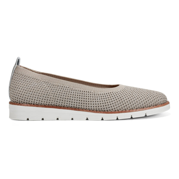 Easy Spirit Kellina Casual Slip On Flats Silver