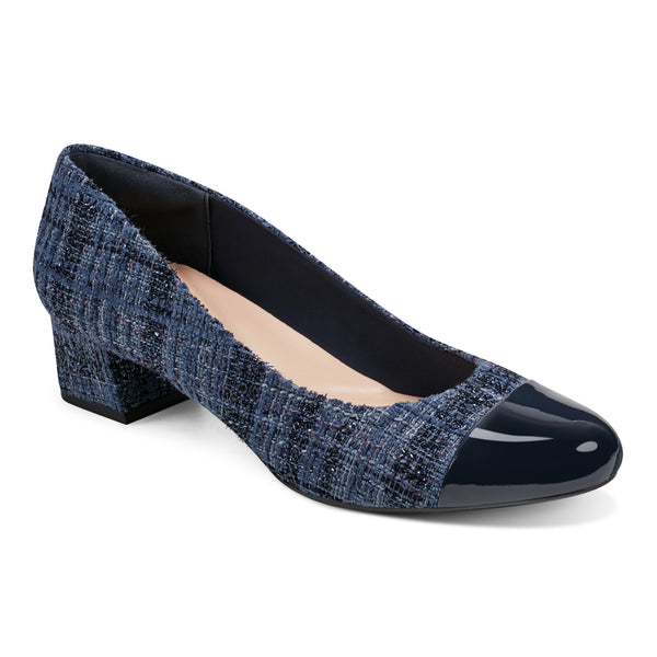 easy spirit Libie Dress Pumps Navy Tweed