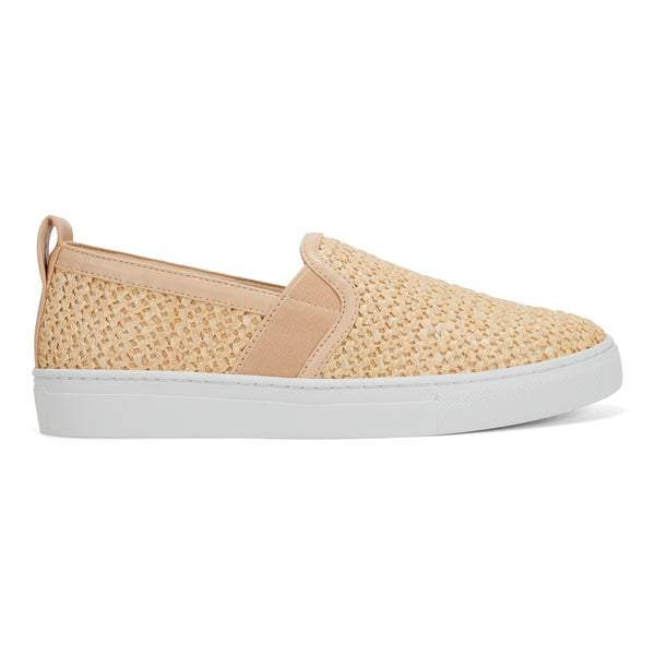 Easy Spirit Livia Slip On Sneakers Natural Raffia