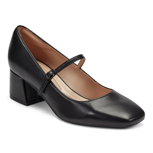 easy spirit Marlay Mary Jane Pumps Black Leather