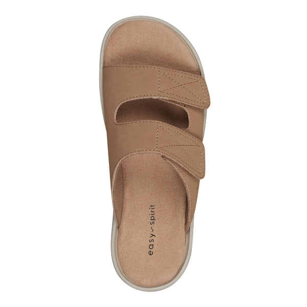 Easy Spirit Red Slip On Sandals Brown