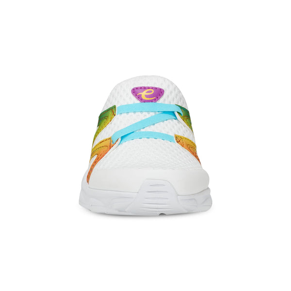 Easy Spirit Riptide Clogs White/Rainbow