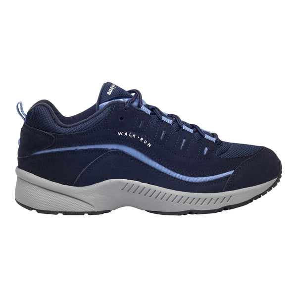 Easy Spirit Romy Walking Shoes Blue Multi Suede