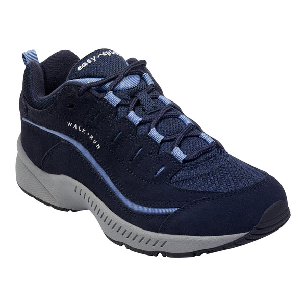 easy spirit Romy Walking Shoes Blue Multi Suede