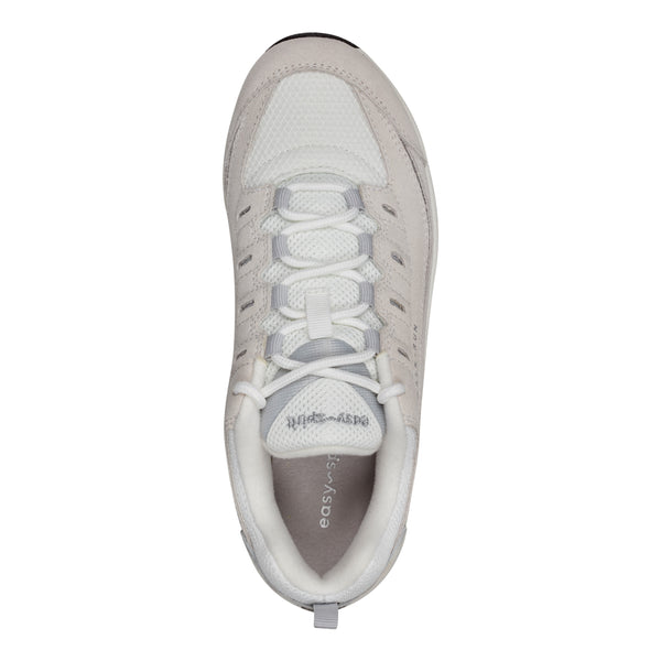 Easy Spirit Romy Walking Shoes Light Grey Suede