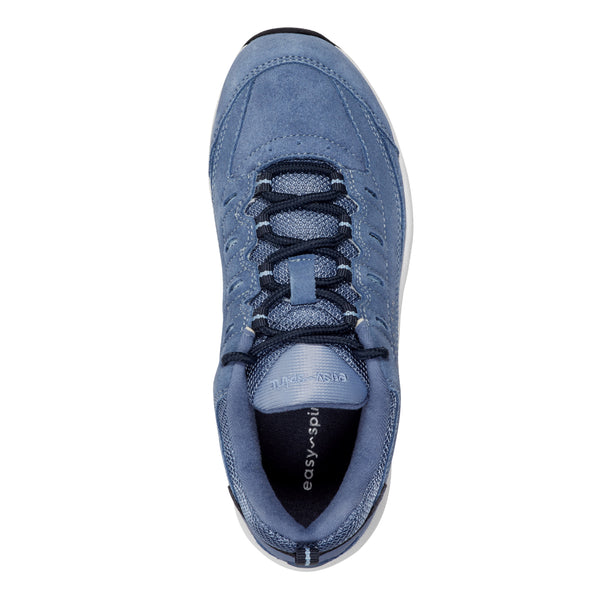 Easy Spirit Romy Walking Shoes Medium Blue Suede
