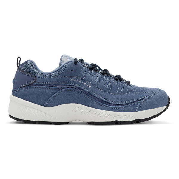 Easy Spirit Romy Walking Shoes Medium Blue Suede