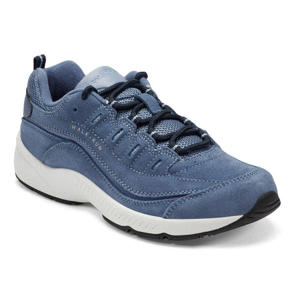easy spirit Romy Walking Shoes Medium Blue Suede